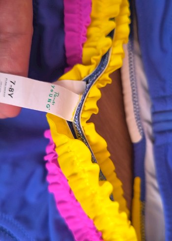 7 Yaş Beden Penti Kız Çocuk Bikini Takımı