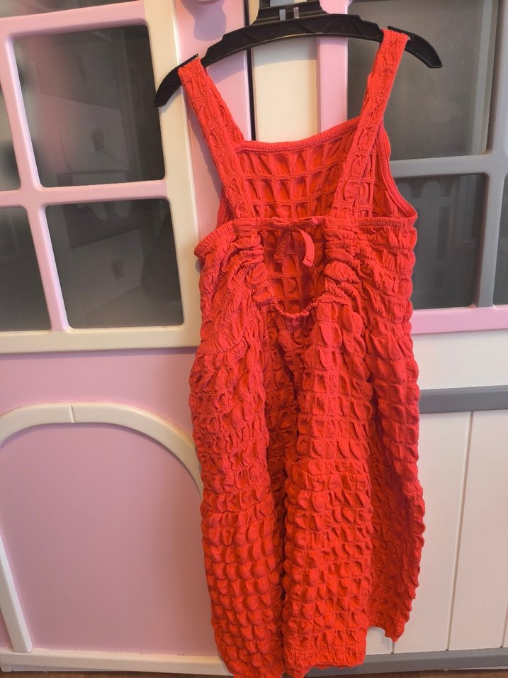 Zara sırt detaylı çocuk elbise - Görsel 3