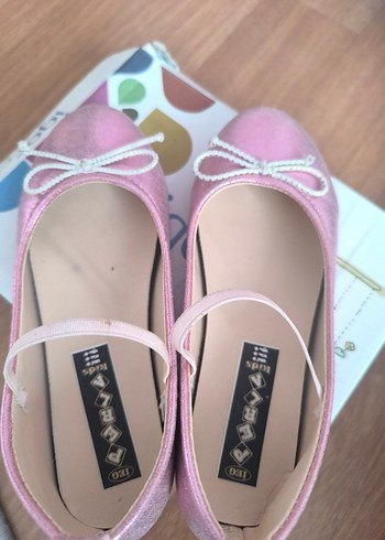 FLO pembe kız çocuk babet - Görsel 8