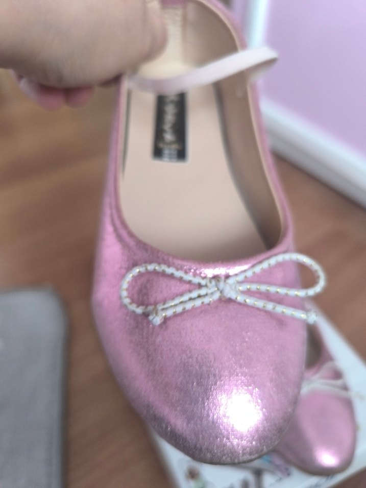 FLO pembe kız çocuk babet - Görsel 2