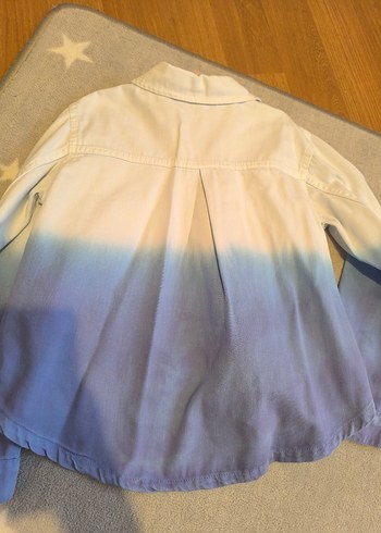 N&K Jeans Mavi Beyaz Batik Desenli Kız Takım - Görsel 6