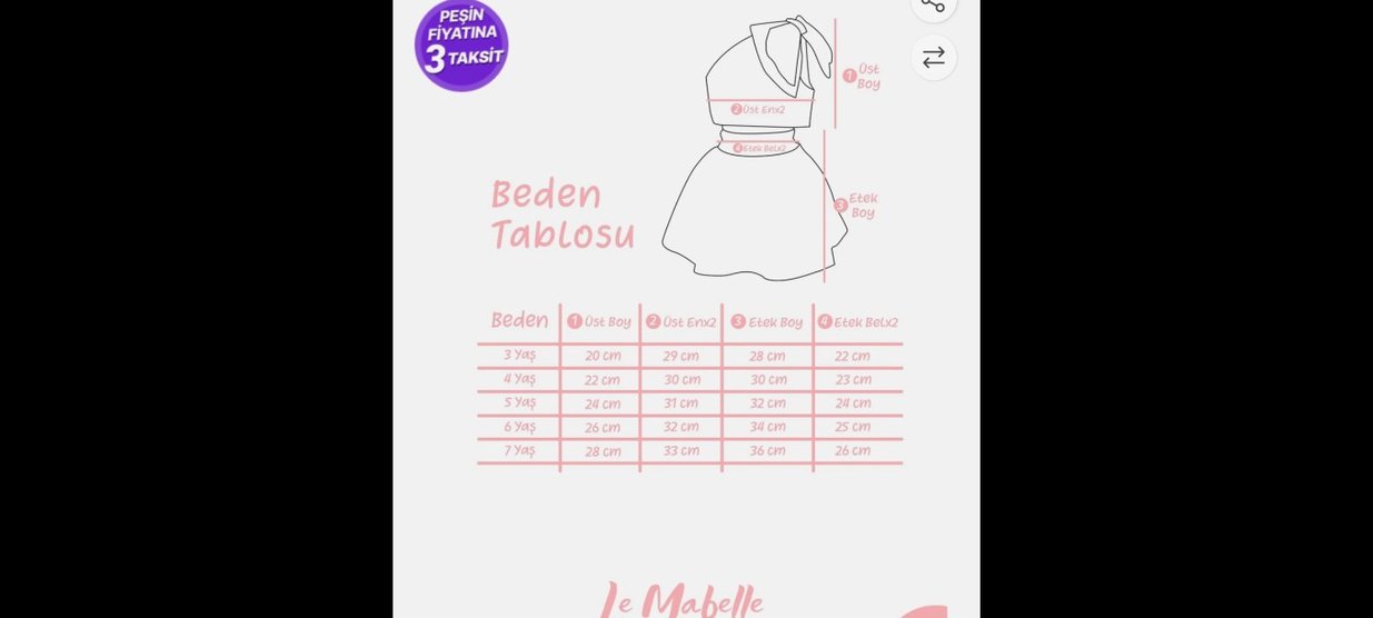 Le Mabelle kız çocuk alt üst takım - Görsel 3