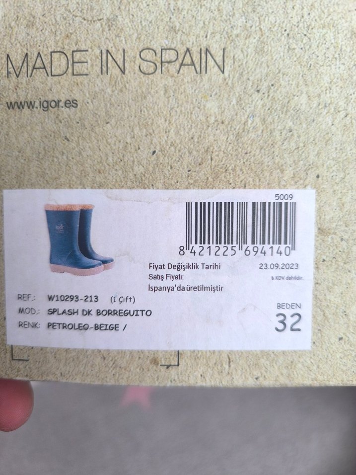 İgor içi tüylü yağmur çizmesi - Görsel 2