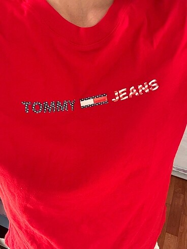 s Beden kırmızı Renk Tommy Hilfiger Kırmızı T-shirt