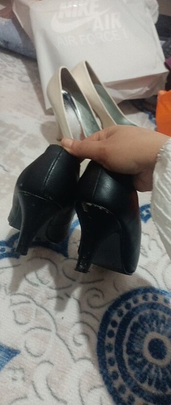 36 Beden Kısa topuklu stiletto