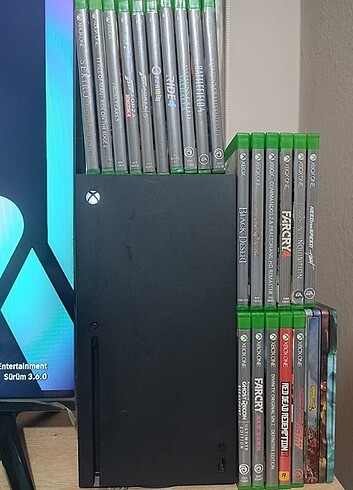 Xbox series X 120 ADET digital oyun
