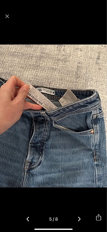 xs Beden Zara mom jean