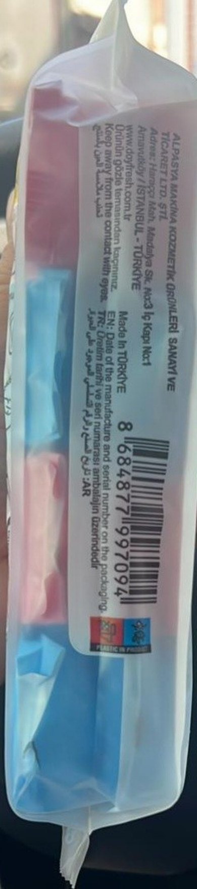 Doyfresh Süper Mini Islak Mendil Mix 8 Paket - Görsel 2