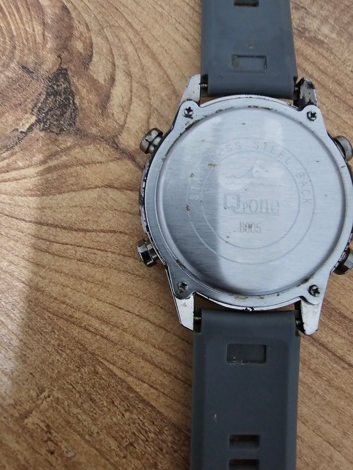 Siyah Gri Dijital Erkek Spor Saat - Görsel 3