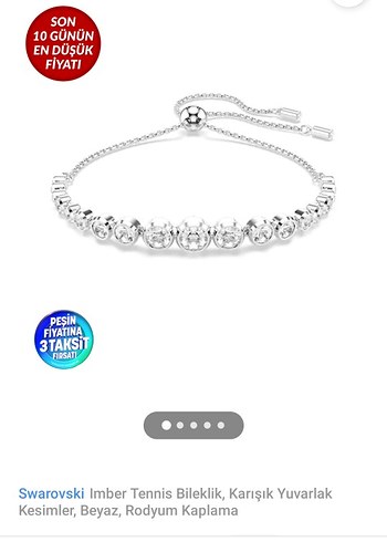 Beyaz Elastik Kadın Bileklik - Görsel 4