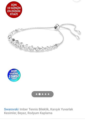 Beyaz Elastik Kadın Bileklik - Görsel 5