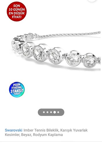 Beyaz Elastik Kadın Bileklik - Görsel 7