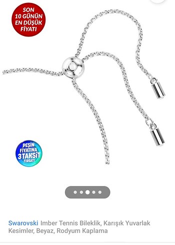 Beyaz Elastik Kadın Bileklik - Görsel 6