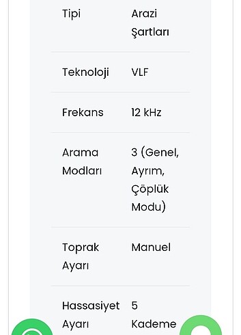 Golden Warrior Dedektör - Görsel 4