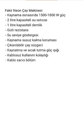 Fakir cay makinesi - Görsel 3