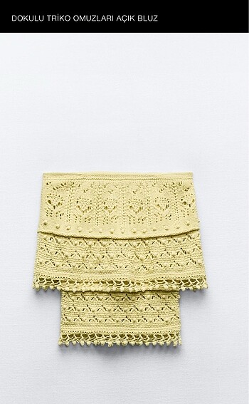 Zara straplez triko