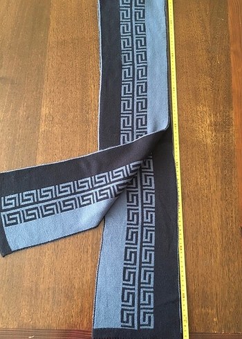 Desenli Uzun Modern Erkek Bere ve Atkı Takımı - Görsel 12