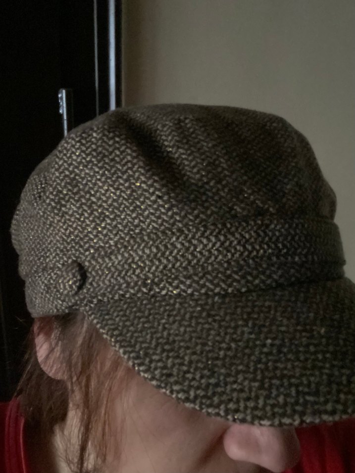 Bohem Tarz sütlü kahverengi Kadın Yün Şapka - Görsel 5