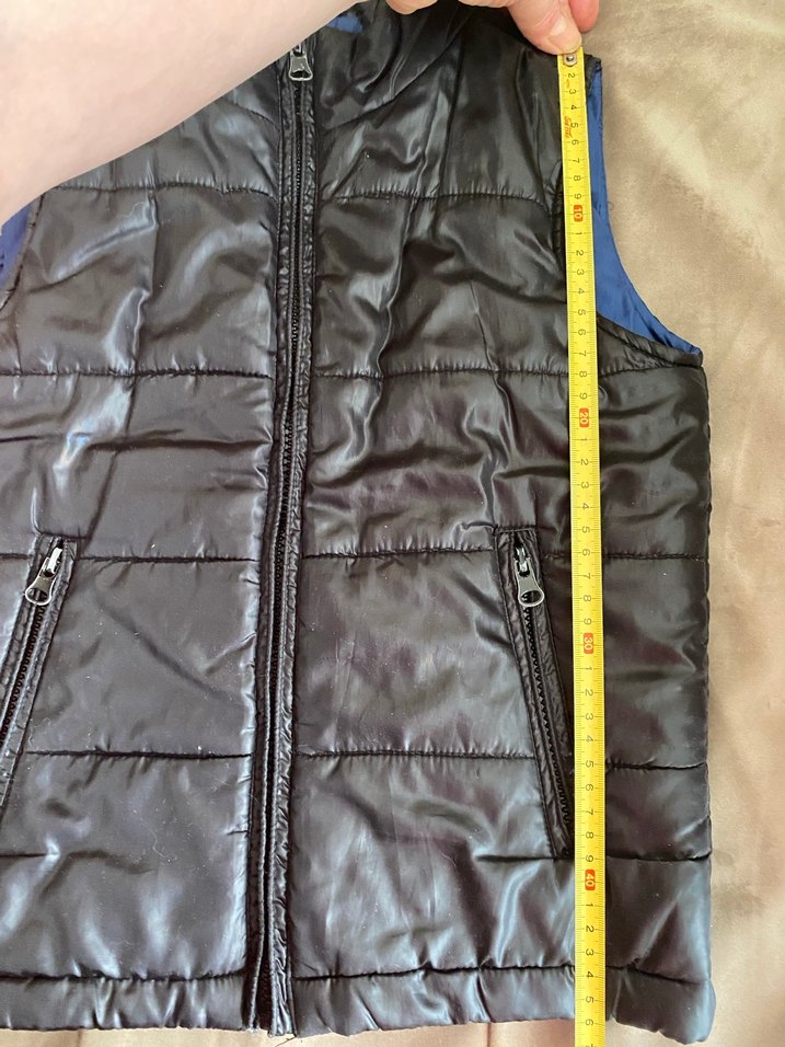 Siyah Erkek Çocuk Fermuarlı Yelek - Görsel 5