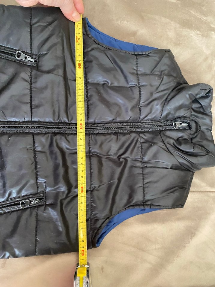 Siyah Erkek Çocuk Fermuarlı Yelek - Görsel 4