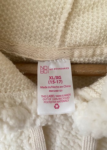 Kadın Beyaz Kapüşonlu Uzun Kollu Sweatshirt - Görsel 11