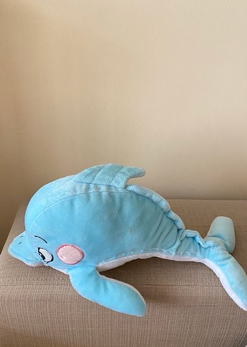 Pastel Mavi Yunus Peluş Oyuncak - Görsel 6