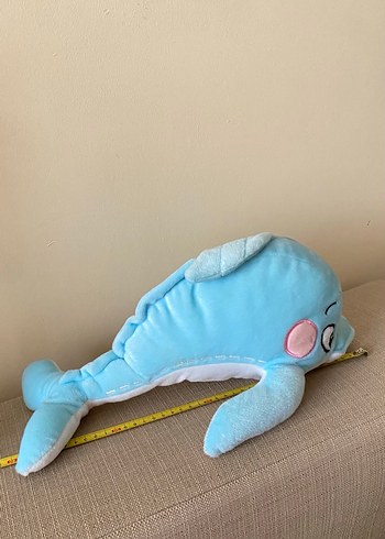 Pastel Mavi Yunus Peluş Oyuncak - Görsel 7