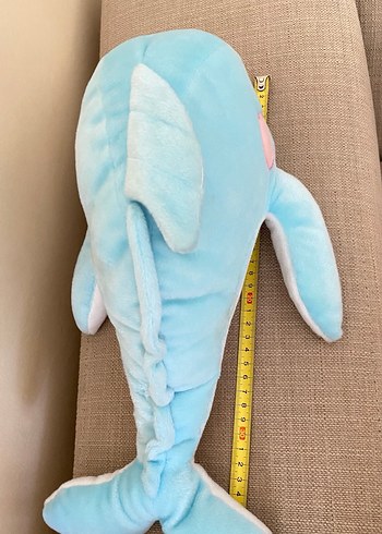 Pastel Mavi Yunus Peluş Oyuncak - Görsel 8