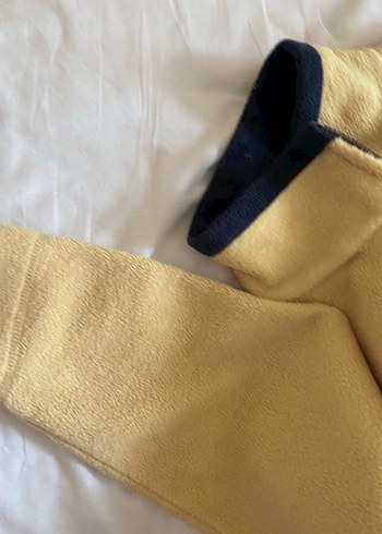 Sarı Yarım Fermuarlı Erkek Polar Sweatshirt - Görsel 11