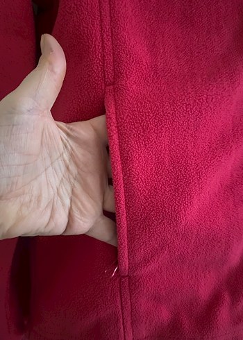 Pembe Fermuarlı Polar Sweatshirt - Görsel 6