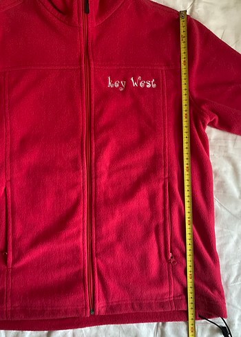 Pembe Fermuarlı Polar Sweatshirt - Görsel 9