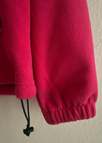 Pembe Fermuarlı Polar Sweatshirt - Görsel 7