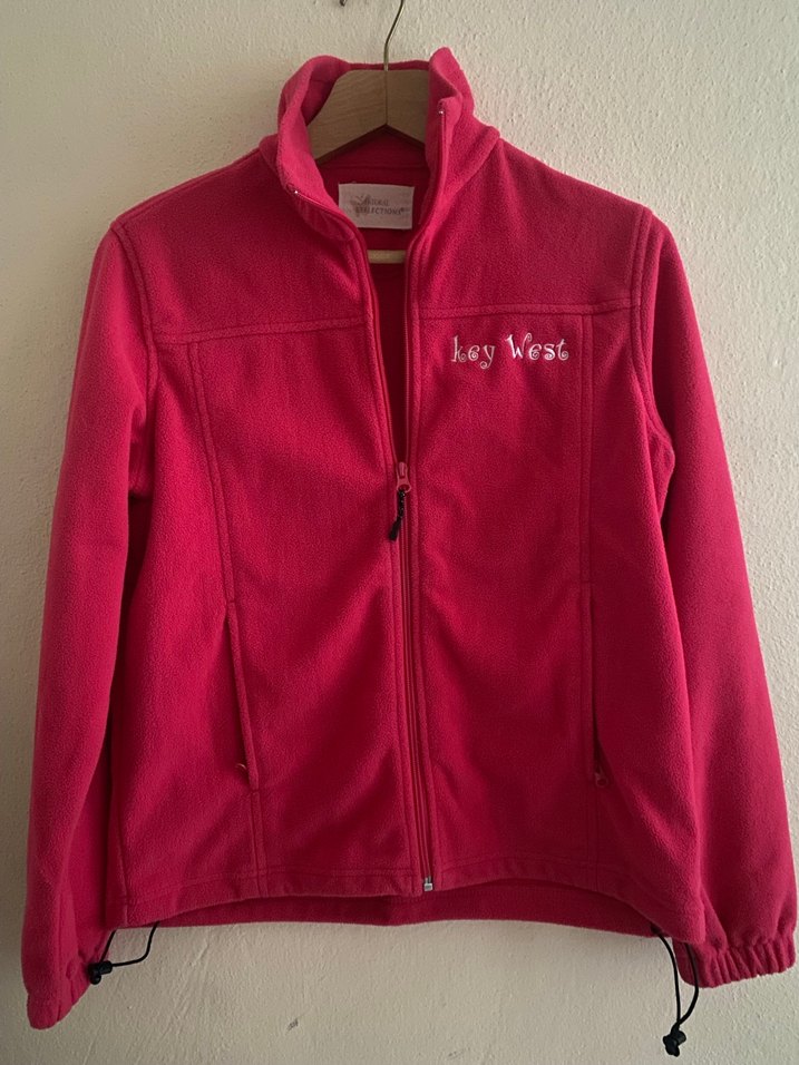 Pembe Fermuarlı Polar Sweatshirt - Görsel 2