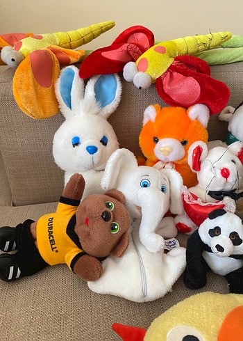Beden Renkli Peluş Oyuncaklar Seti