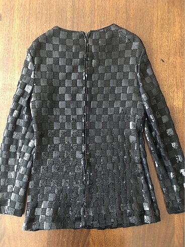 Pullu payetli bluz - Görsel 4