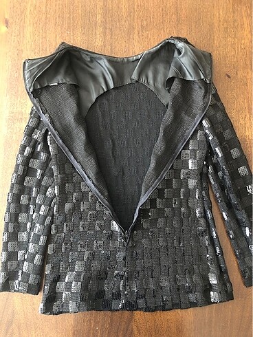 Pullu payetli bluz - Görsel 5