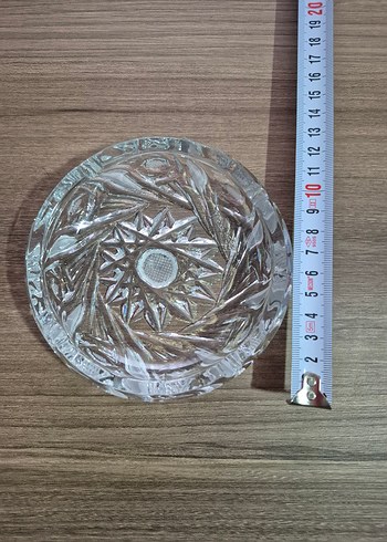 Soyut desenli cam kristal kül tablası - Görsel 5