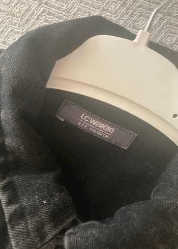 diğer Beden Gri Düğmeli çocuk Denim Ceket