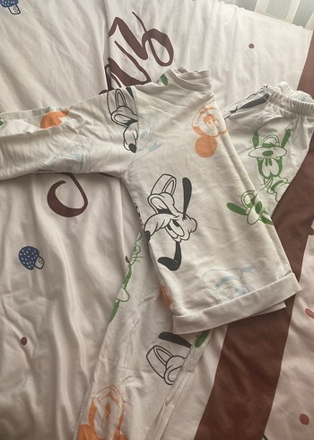 Civil Gri Baskılı Erkek Çocuk Pijama Takımı
