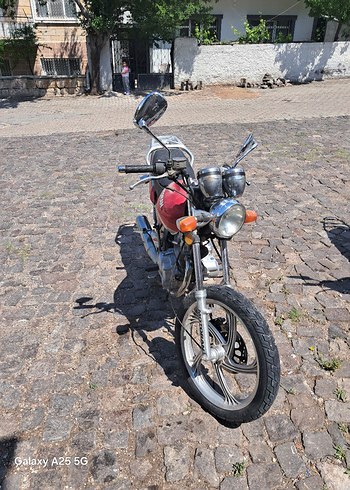 Renkli Kemerli Metal Motosiklet - Görsel 4