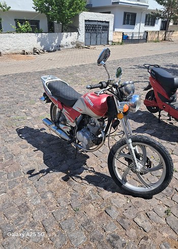 Renkli Kemerli Metal Motosiklet - Görsel 3