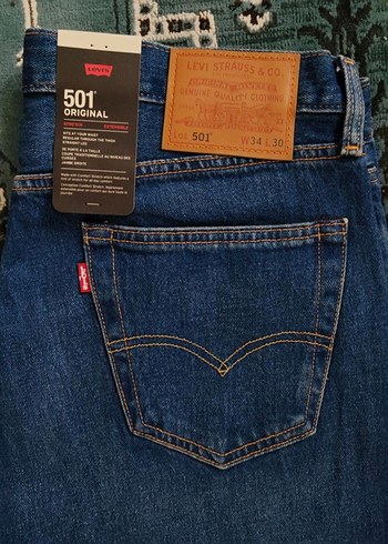 Levis Orjinal Levi S 501 Her Eyes Dark Blue