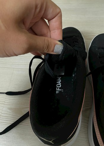 Puma Siyah-Pembe Kadın Spor Ayakkabı - Görsel 3