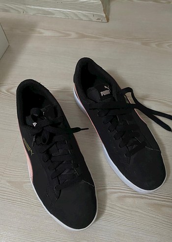 Puma Siyah-Pembe Kadın Spor Ayakkabı - Görsel 2