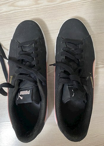 Puma Siyah-Pembe Kadın Spor Ayakkabı - Görsel 7