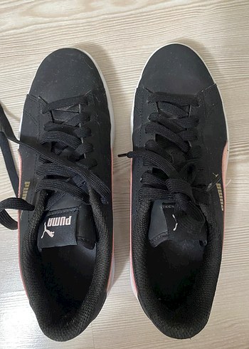 Puma Siyah-Pembe Kadın Spor Ayakkabı - Görsel 6