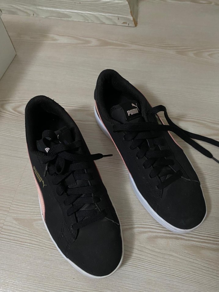 Puma Siyah-Pembe Kadın Spor Ayakkabı - Görsel 2