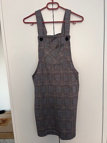 Askılı salopet elbise - Görsel 2