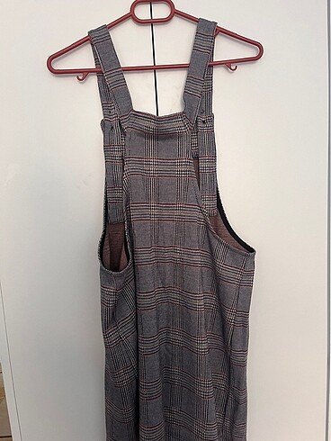 Askılı salopet elbise - Görsel 4