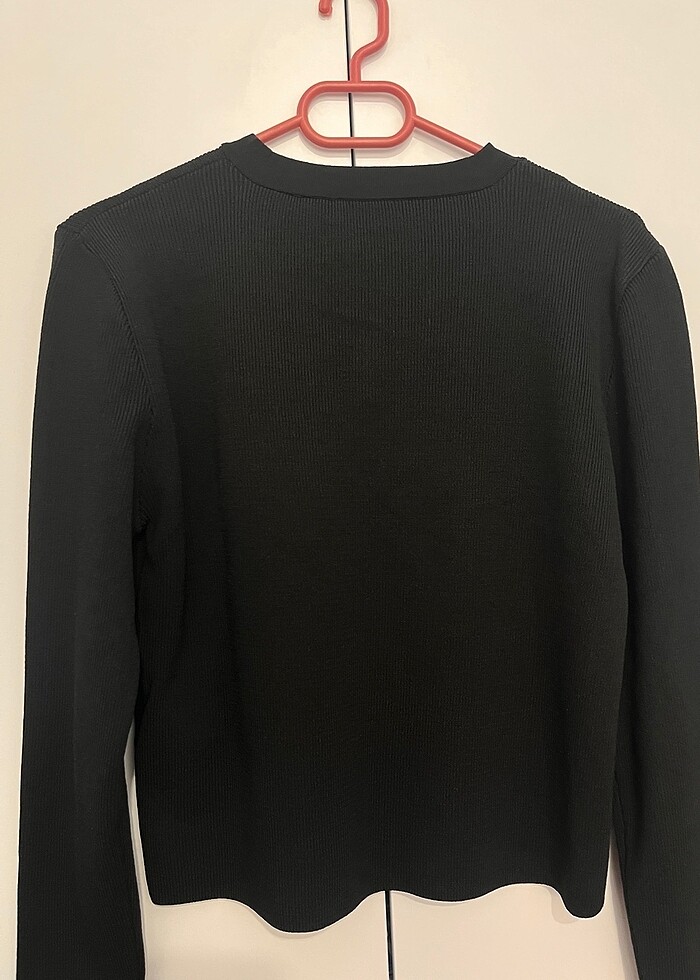 Siyah hırka - Görsel 4